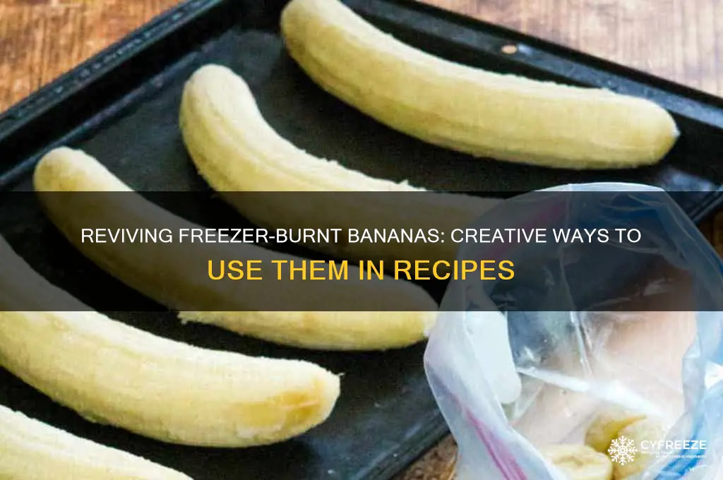 can you use freezer burnt banana