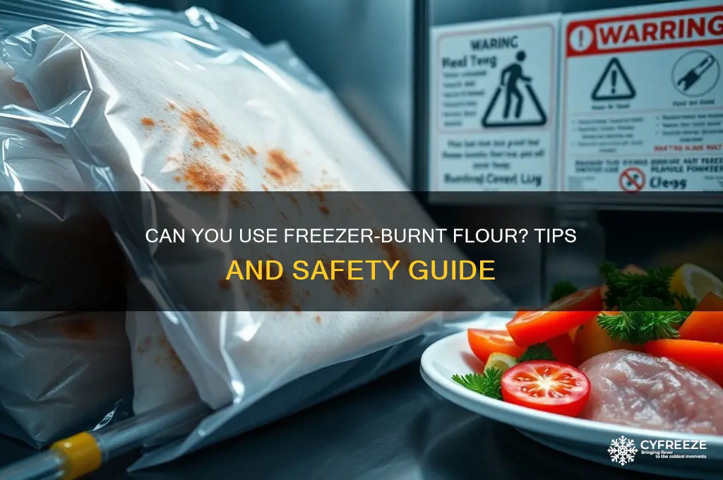 can you use freezer burnt flour