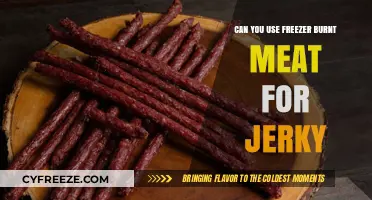 Reviving Freezer-Burnt Meat: Can It Be Transformed into Jerky?