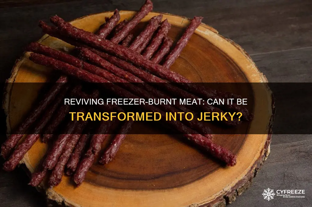 can you use freezer burnt meat for jerky