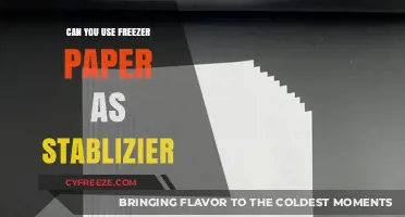 Using Freezer Paper as Stabilizer: Tips and Tricks for Crafters