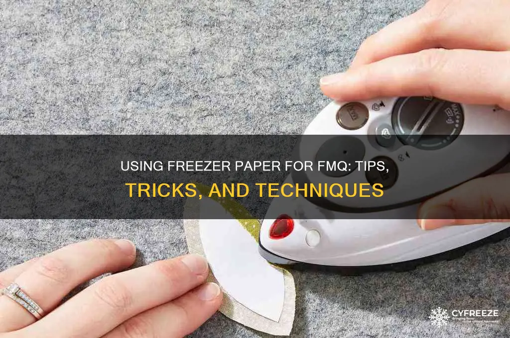 can you use freezer paper for fmq
