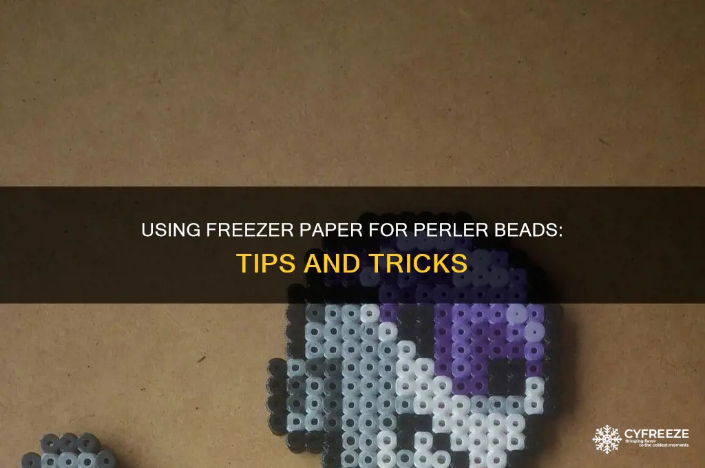 can you use freezer paper for perler beads