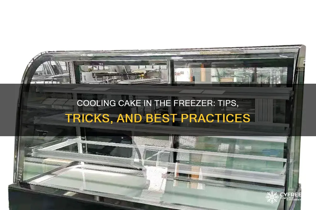 can you use freezer to cool cake