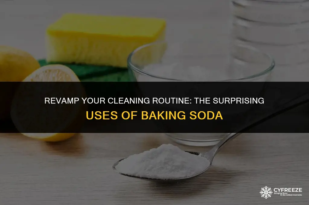 can you use fridge and freezer baking soda for cleaning