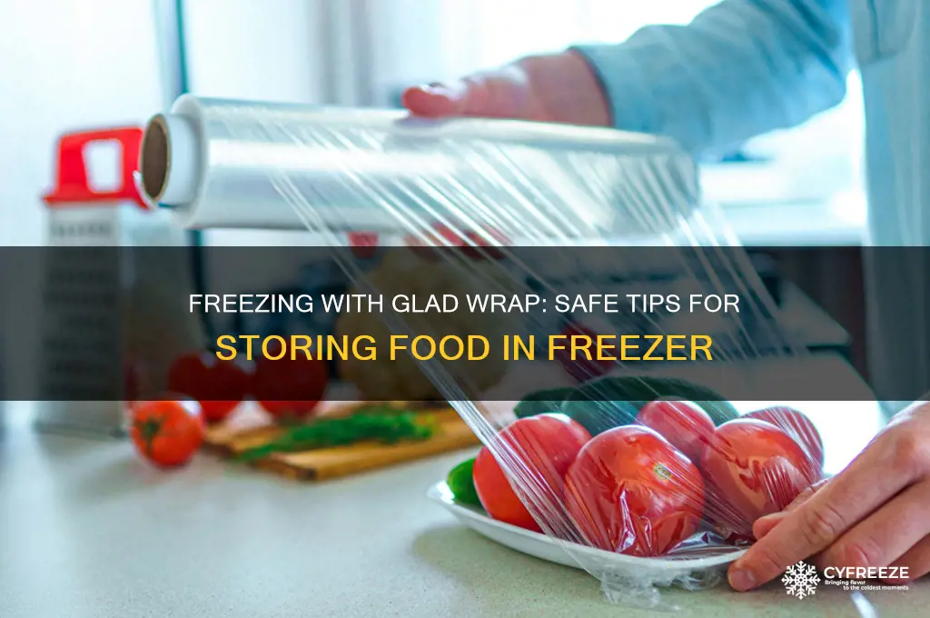 can you use glad wrap in the freezer