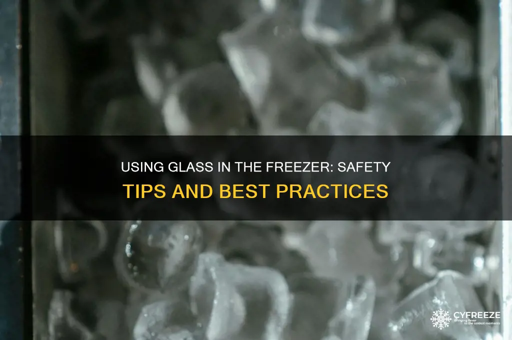 can you use glass on freezer
