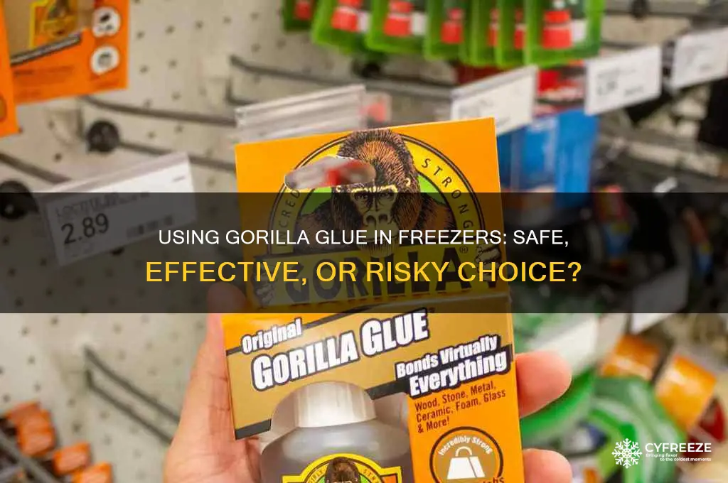 can you use gorilla glue in a freezer