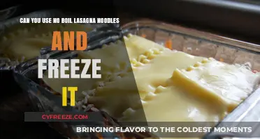 Freeze-Friendly No-Boil Lasagna Noodles: Tips for Perfect Results