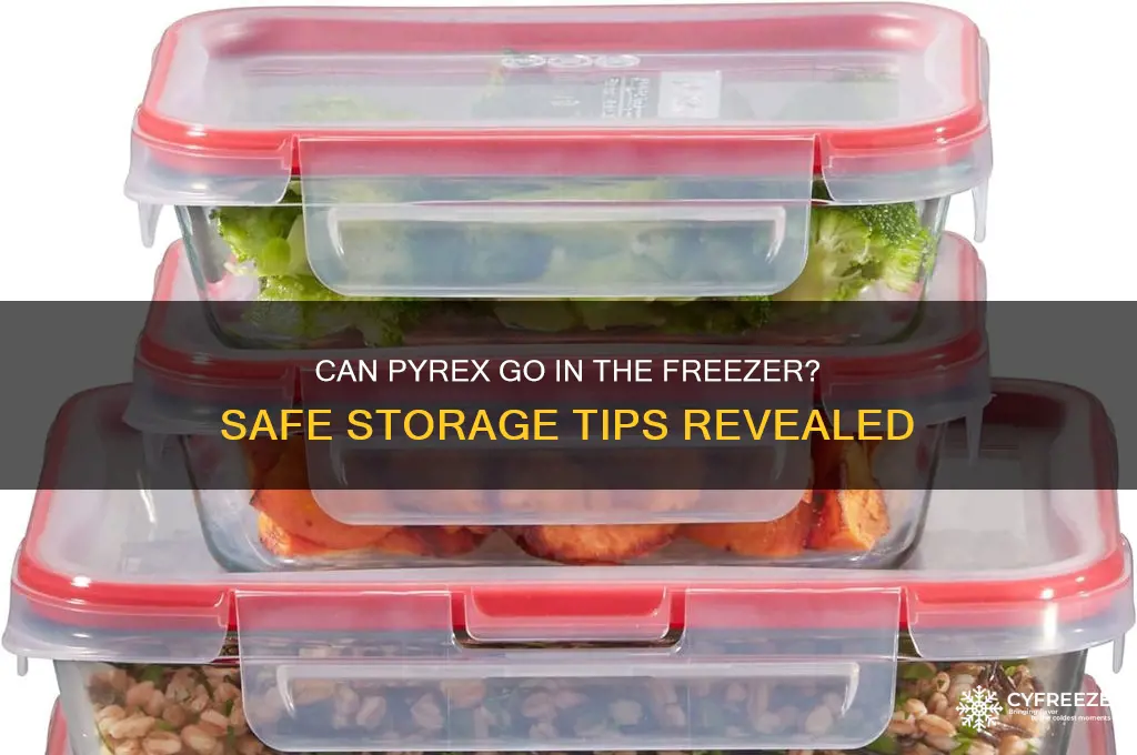 can you use pyrex in freezer