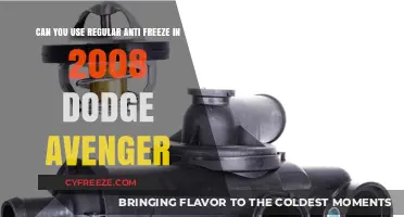 Using Regular Antifreeze in a 2008 Dodge Avenger: Safe or Risky?