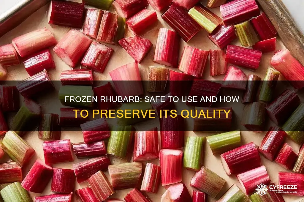 can you use rhubarb if it freezes