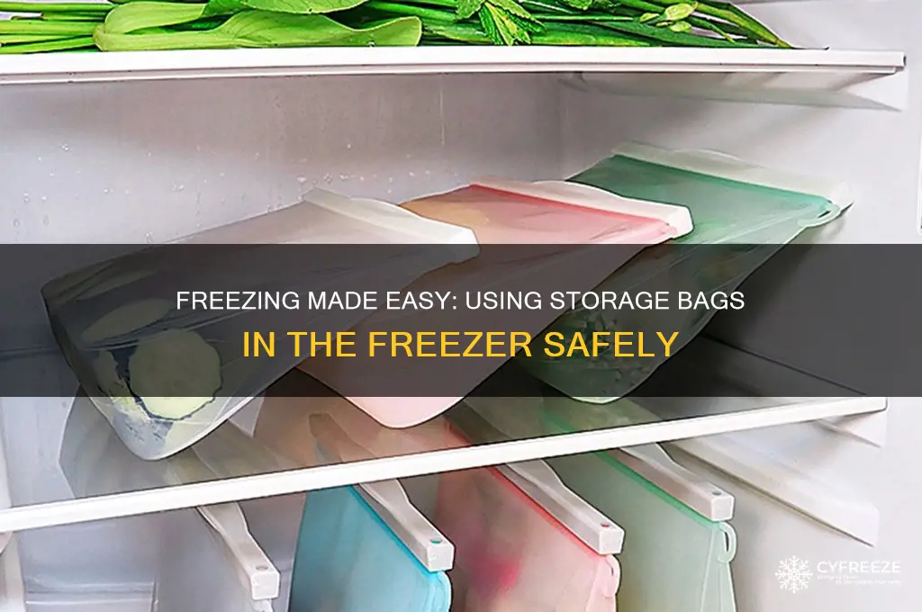 can you use storage bags in the freezer