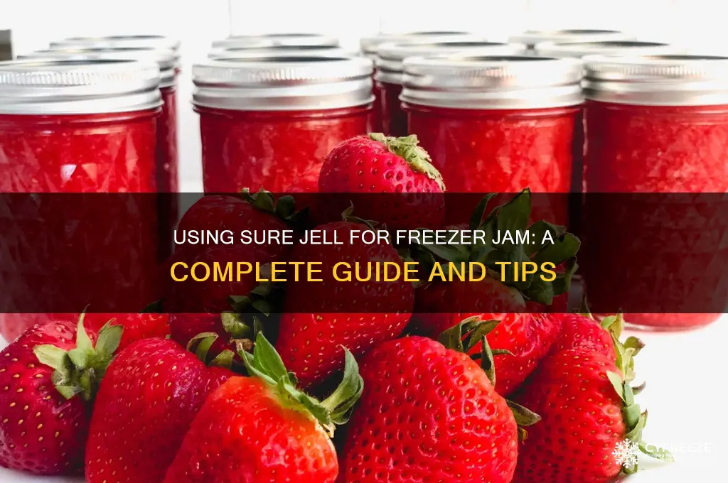 can you use sure jell for freezer jam