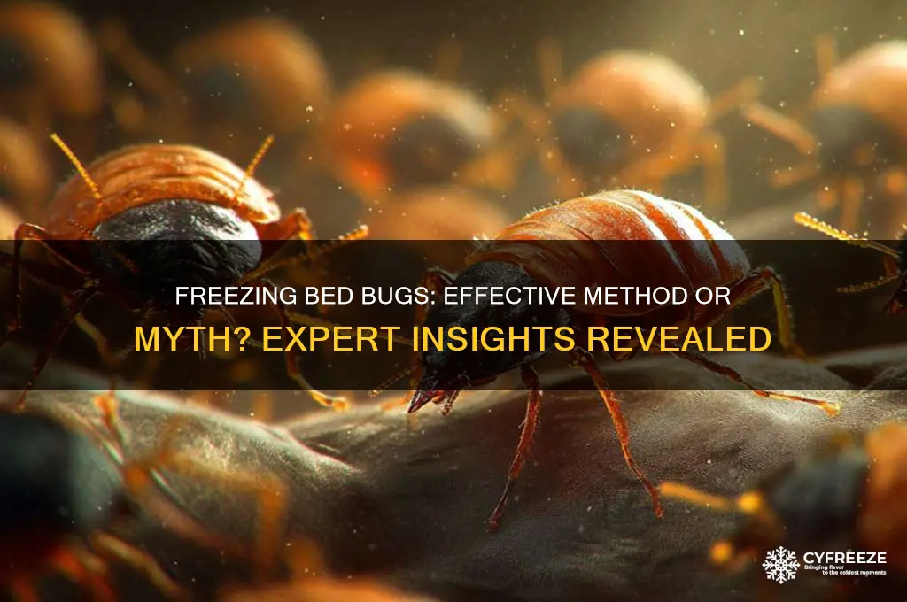 can you use the freezer to kill bed bugs