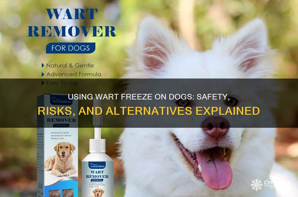 can you use wart freeze on dogs