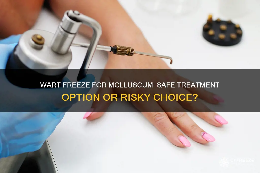 can you use wart freeze on molluscum