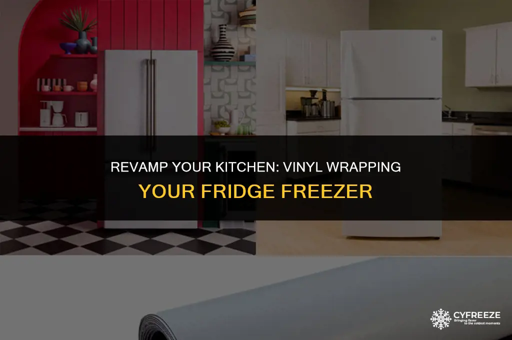 can you vinyl wrap a fridge freezer