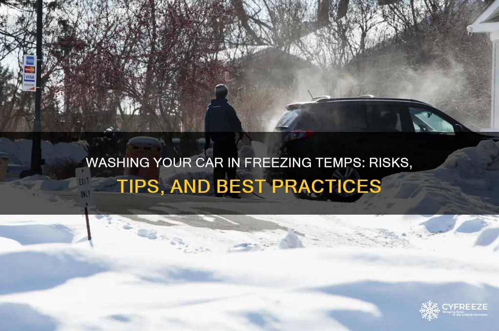 can you wash your car in freezing temperatures