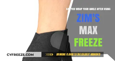 Should You Wrap Your Ankle After Applying Zim's Max Freeze?
