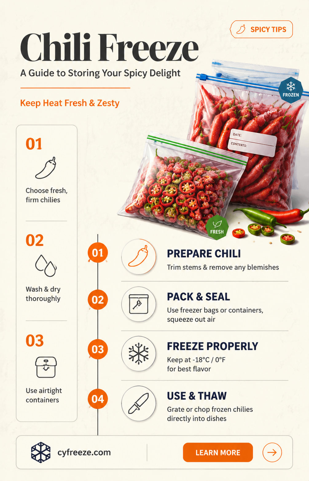 can you freeze cooked chili