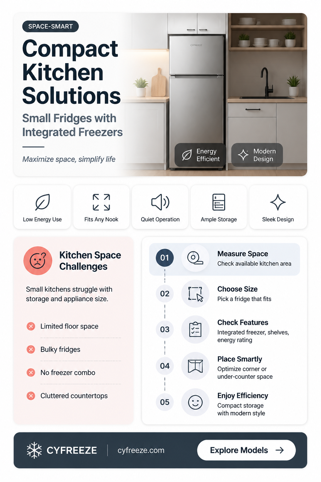 can you buy a freezer with a small fridge