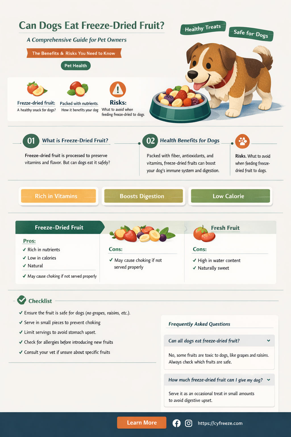can dogs eat freeze dried fruit