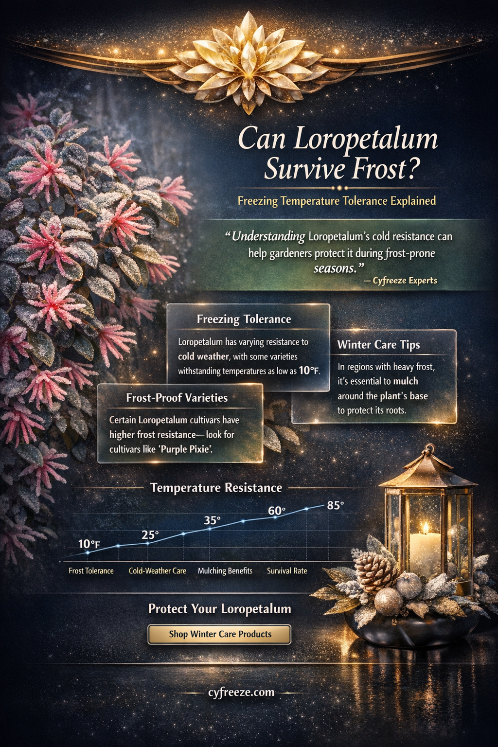 can loropetalum endure freezing temperatures