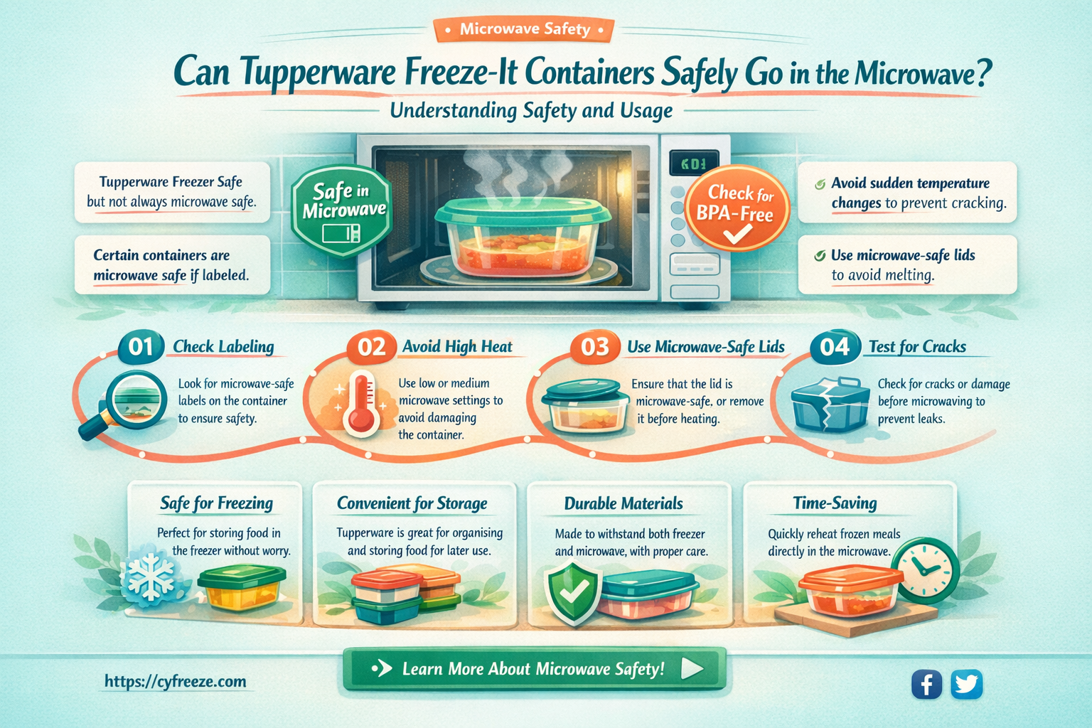 can i use tupperware freeze-it in the microwave