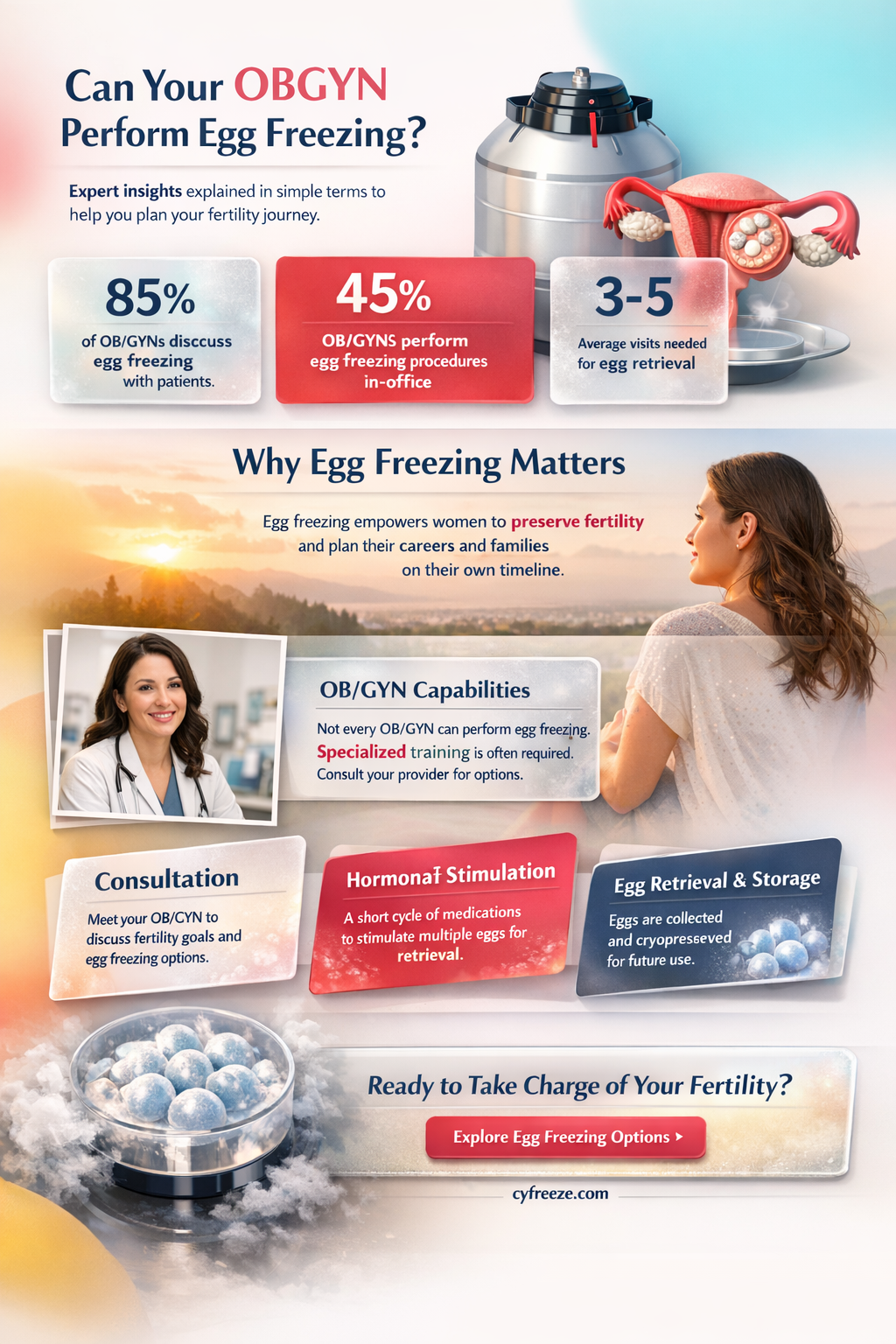 can an obgyn perform egg freezing