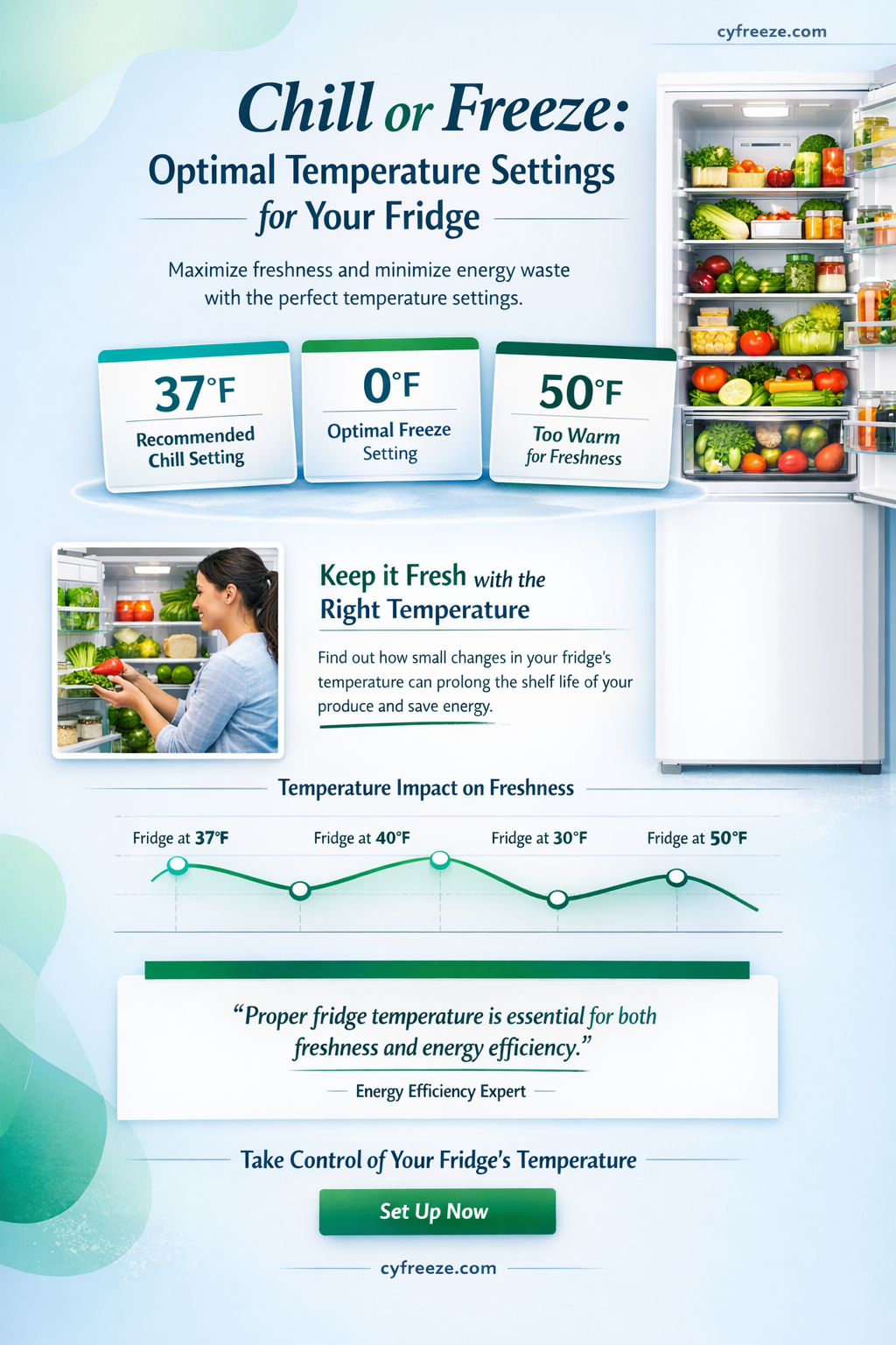 can a fridge be set to freeze
