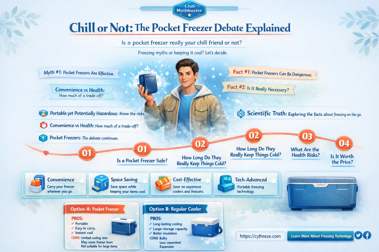 are you supposed to put pocket in the freezer