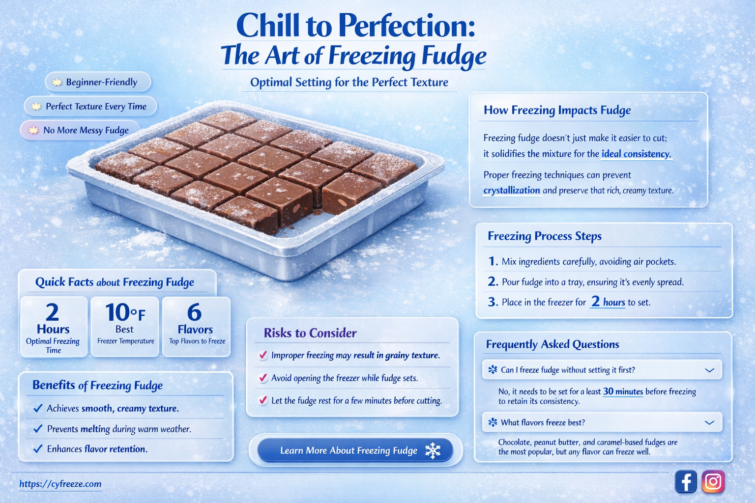 can i freeze fudge to make it set