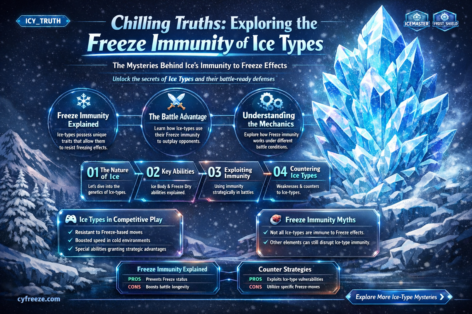 are ice types immune to freezing