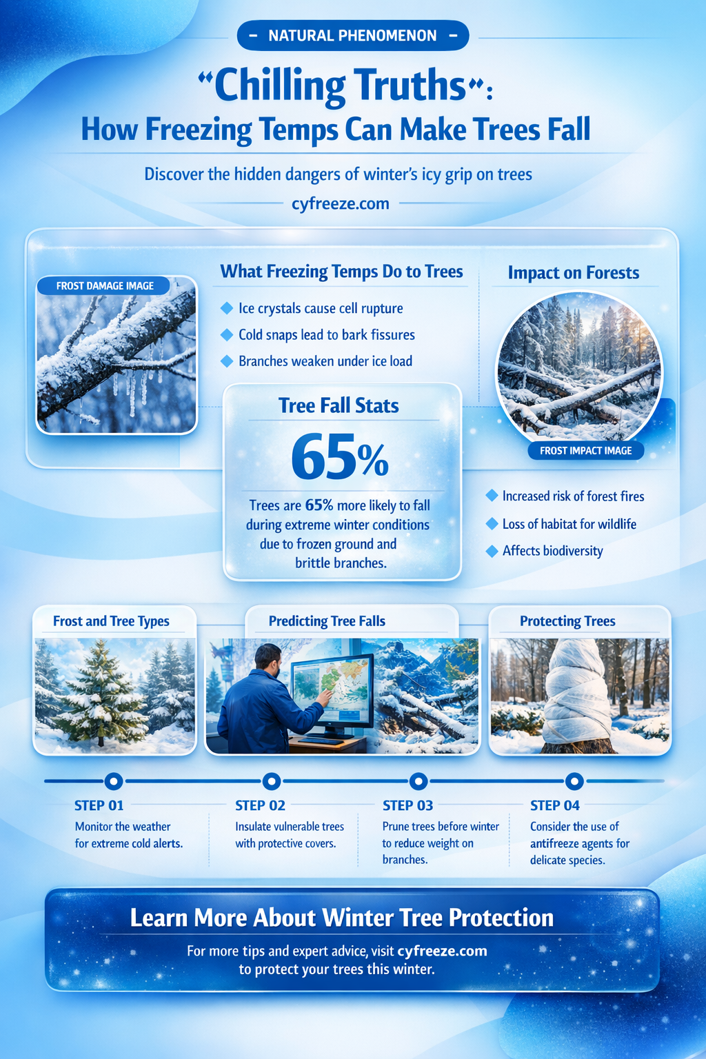 can freezing temps make tress fall