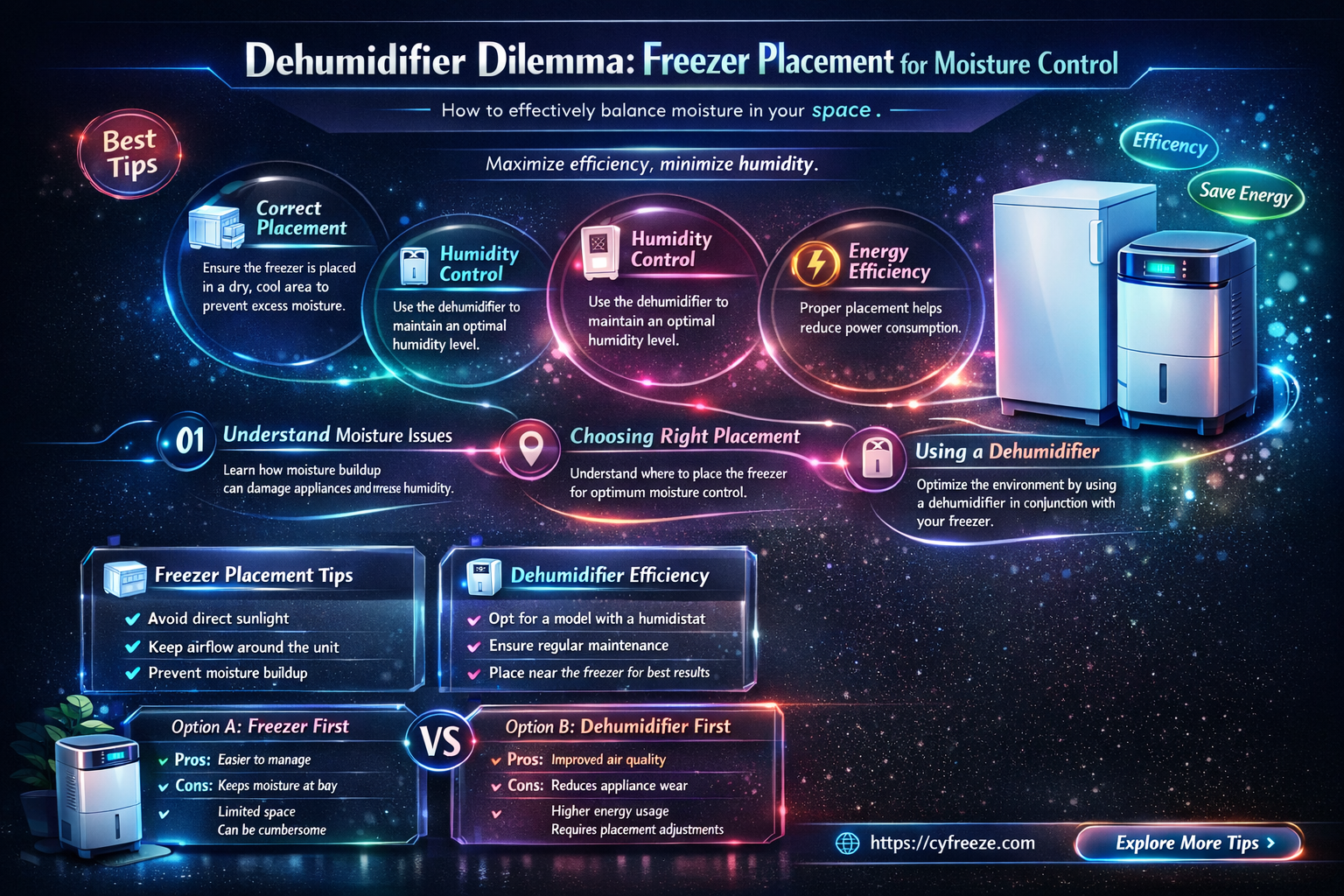 can i put a descendant dehumidifier in the freezer