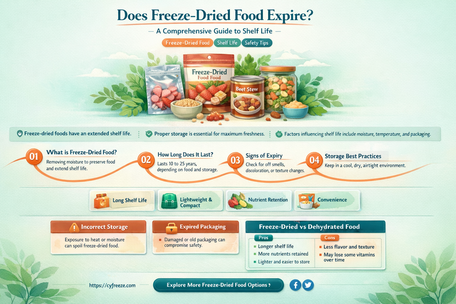 can freeze dried food go bad