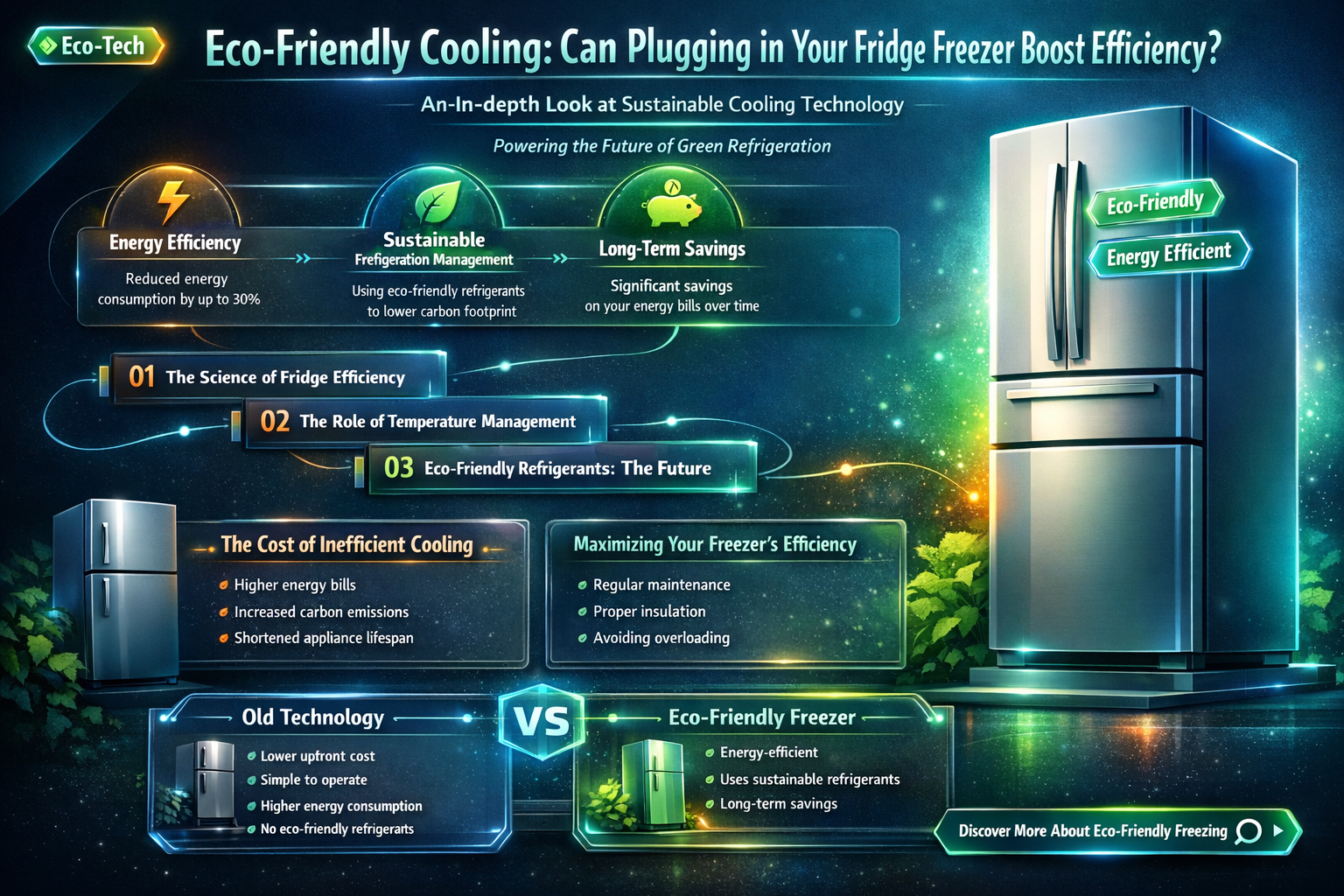 can plugging fridge freezer help it