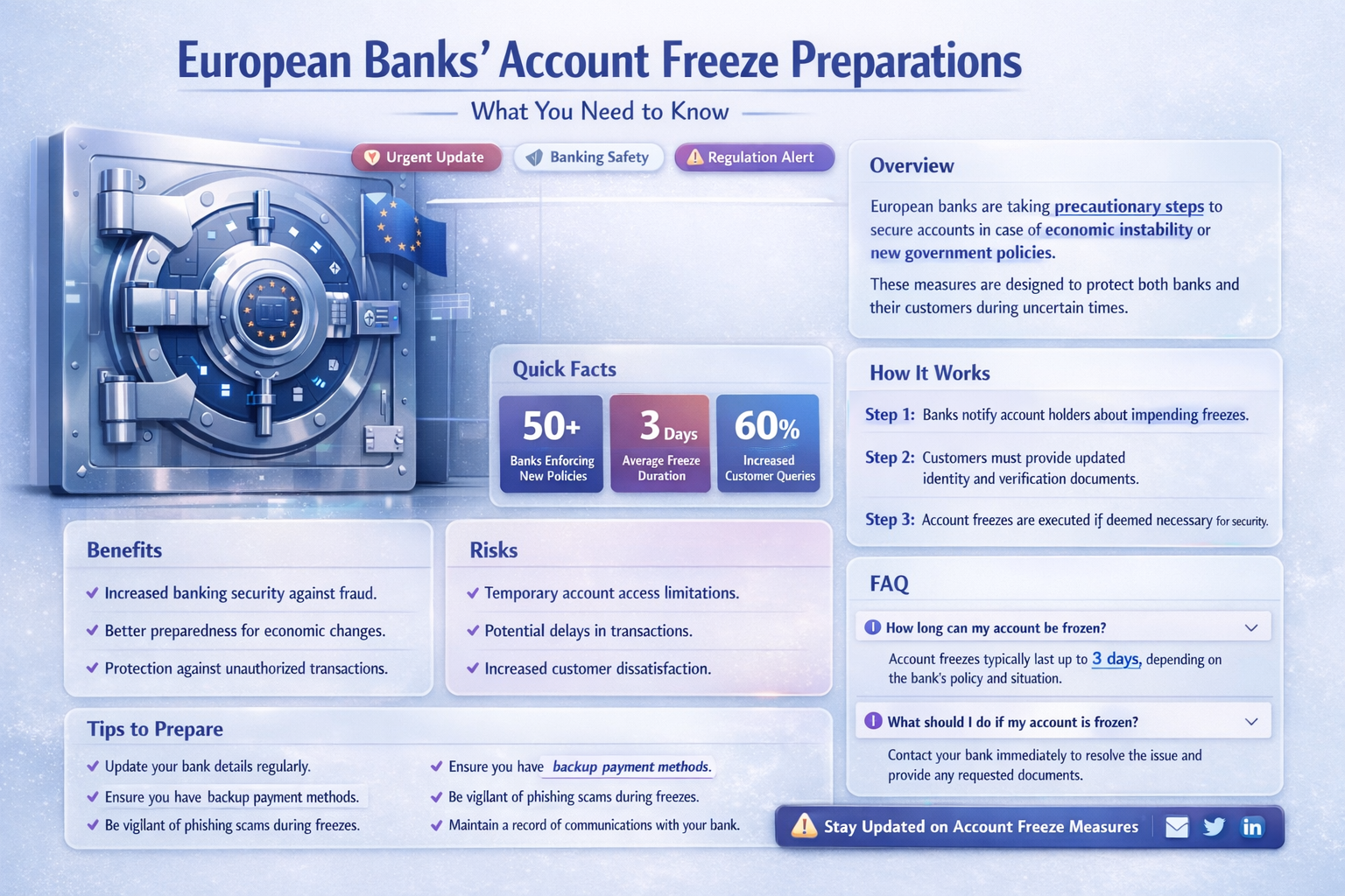 are european banks getting ready to freeze accounts
