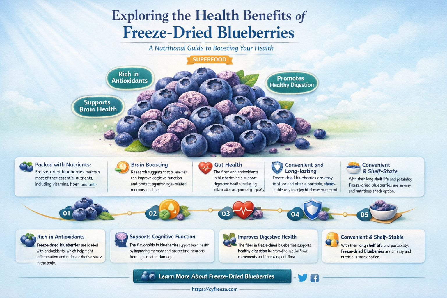 are freeze dried blueberries healthy