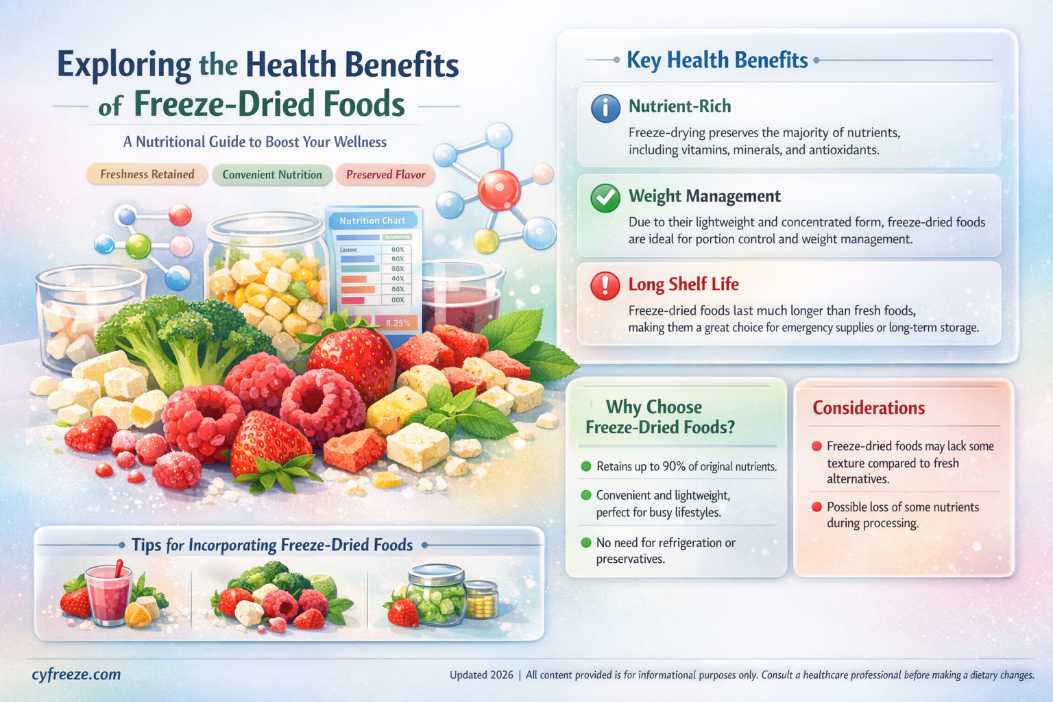 are freeze dried foods good for you