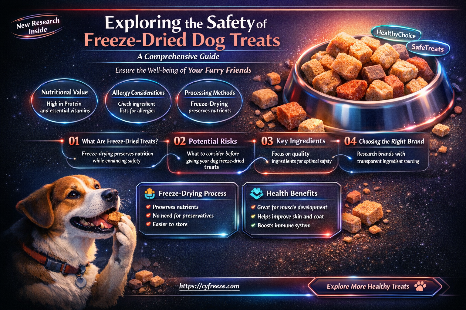 are freeze dried dog treats safe