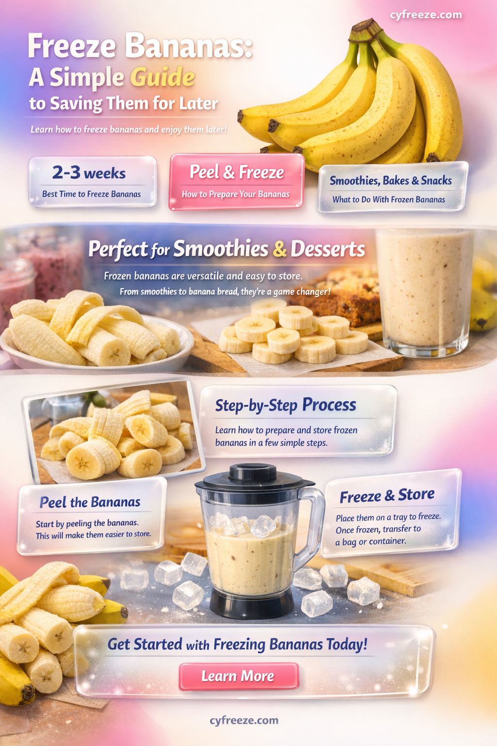 can i freeze bananas for later use