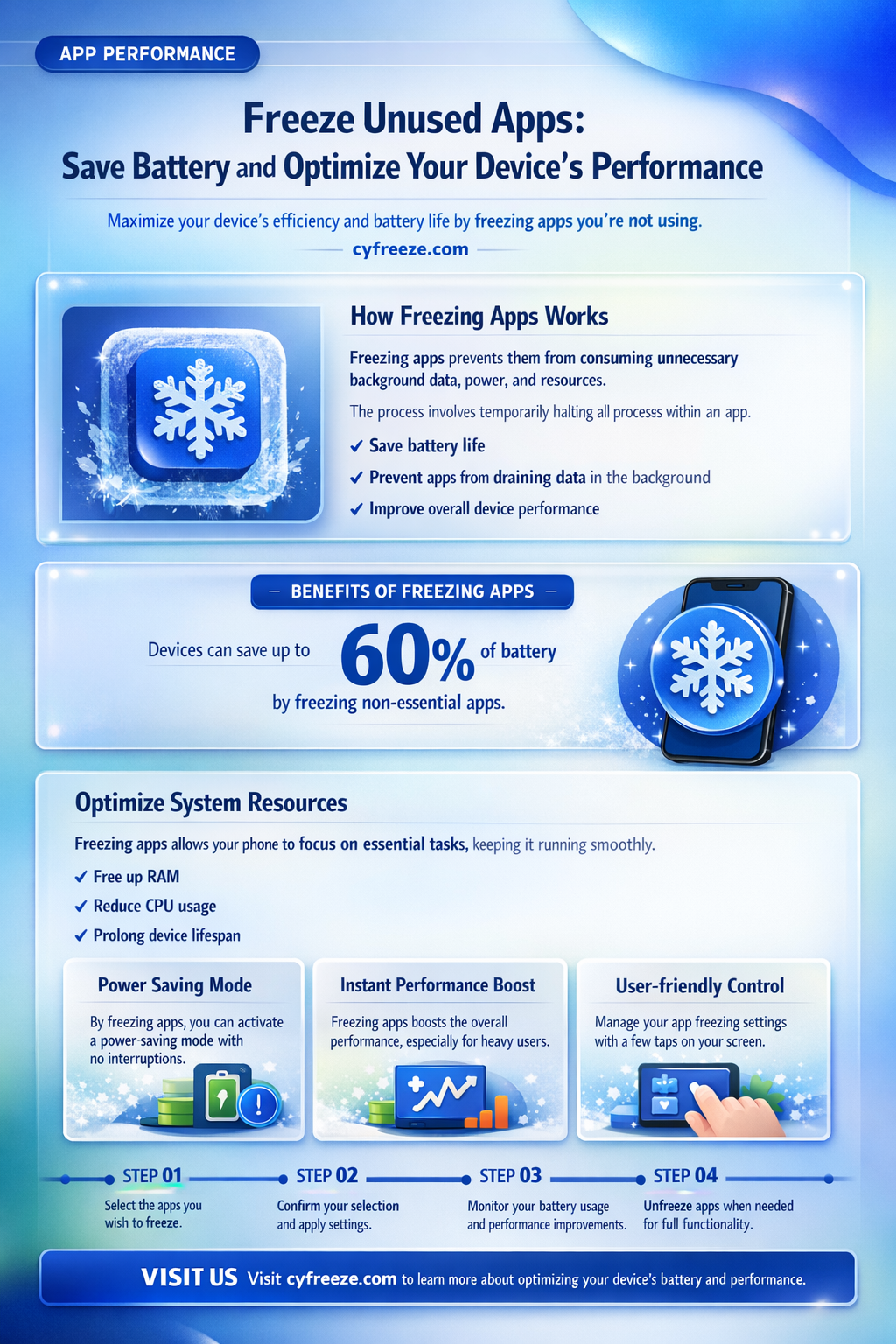 can i freeze apps that i am not using