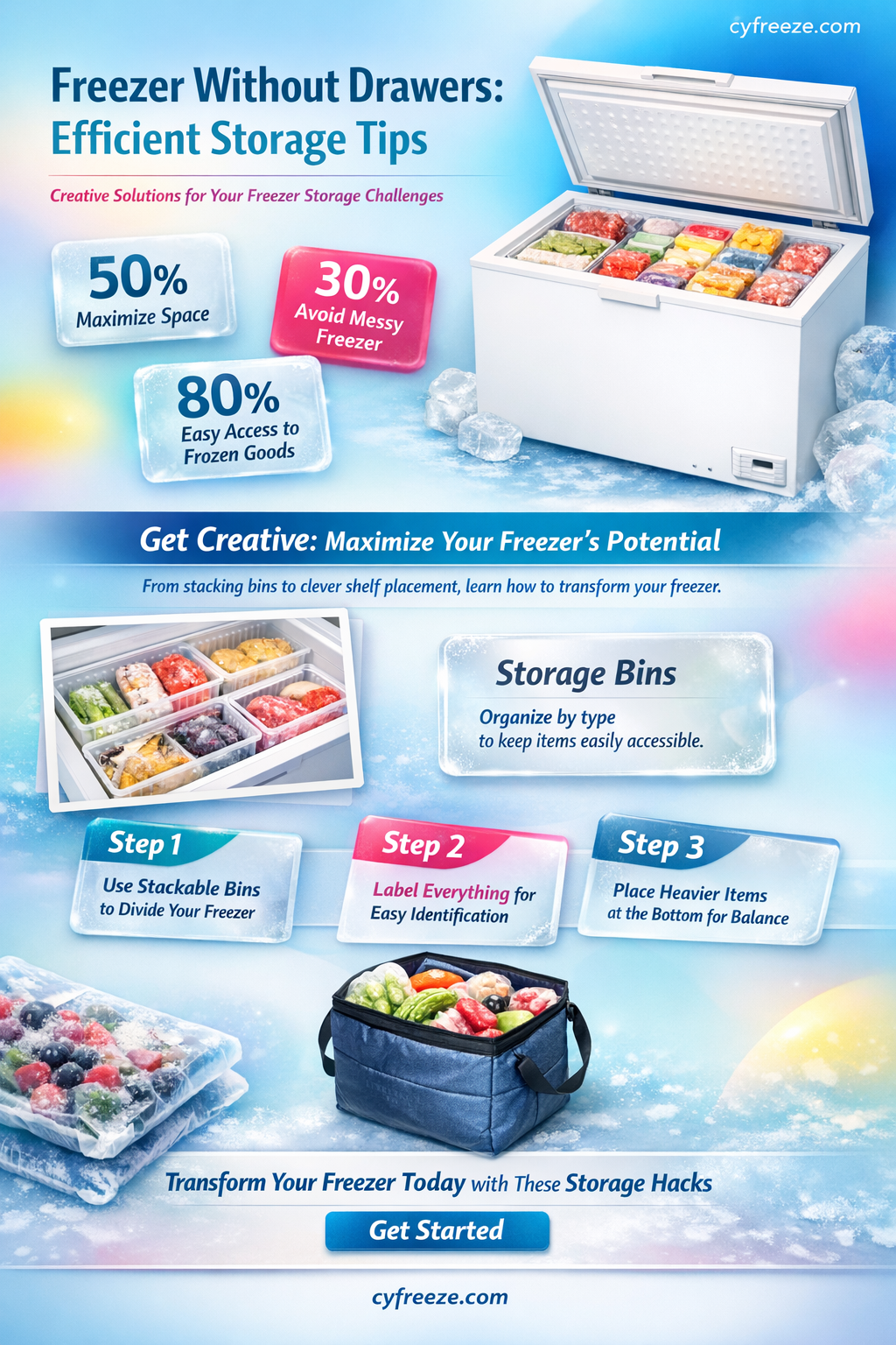 can i use my freezer without the drawers