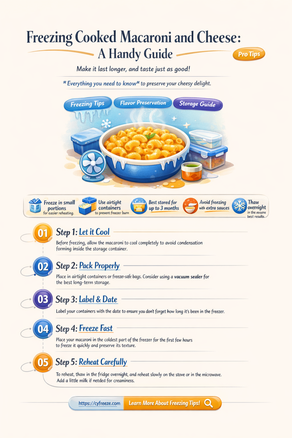 can i freeze cooked macaroni and cheese