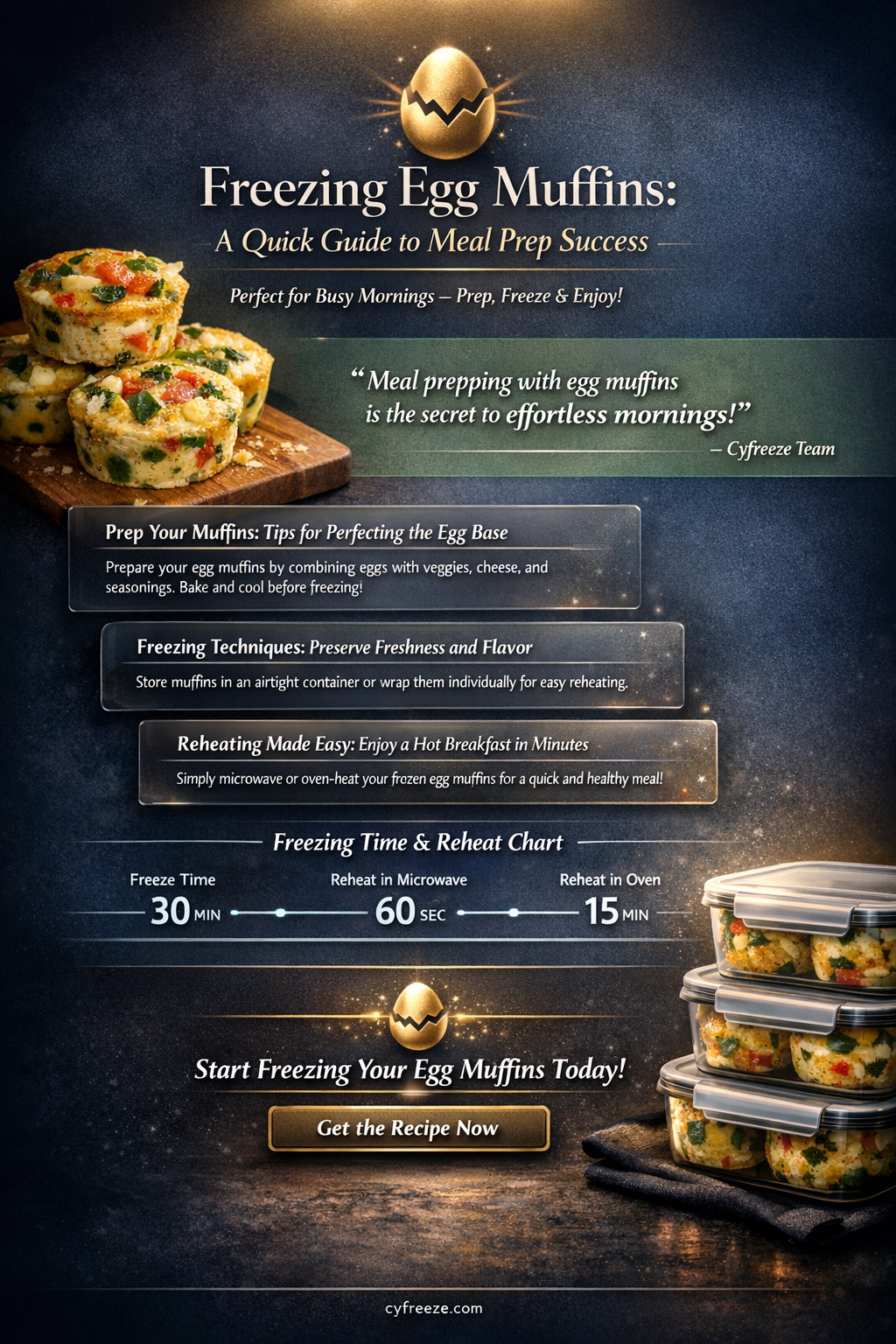 can i freeze egg muffins