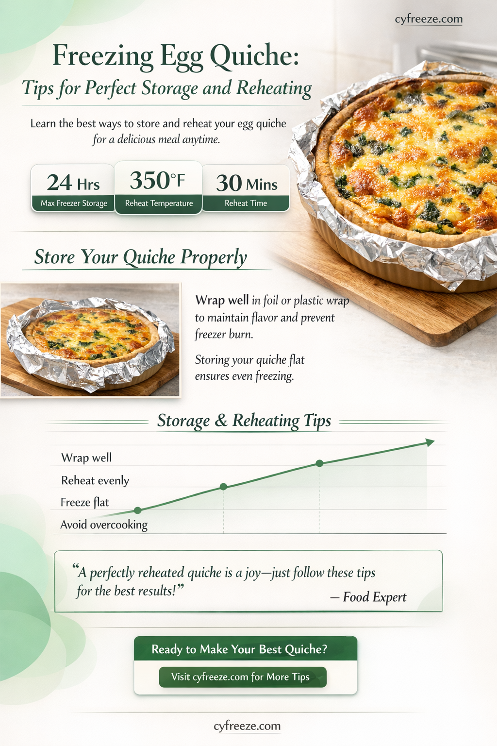 can i freeze egg quiche