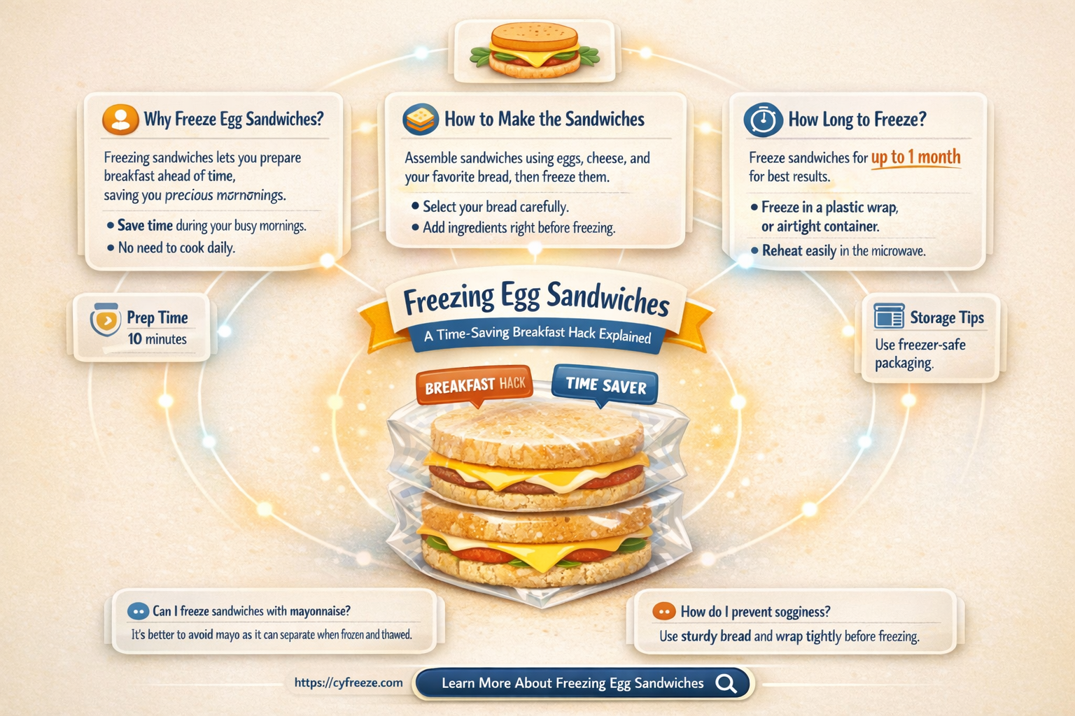 can i freeze egg sandwiches
