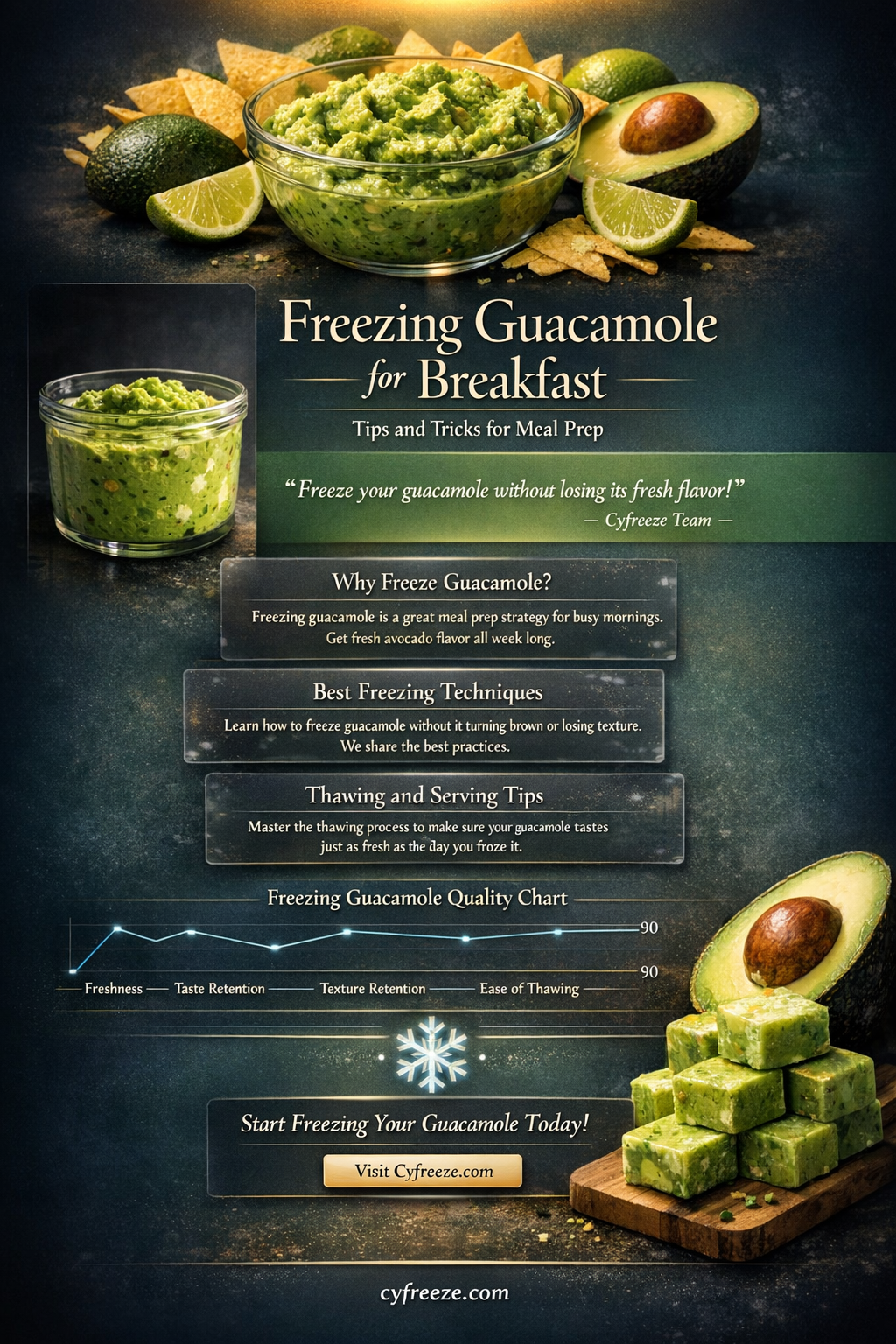 can i use guac in freezer breakfast